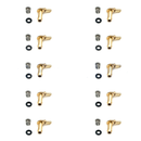 Kit de conector de tubo de salida de agua del termostato de 10 piezas para Jaguar 2010-2024: AJ126 3.0L V6 S/C - AJ133 5.0L V8 S/C – (C2Z28258)