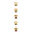 Brass coolant bleeder screw set (5PCS) for Jaguar engines, preventing overheating in AJ126, AJ133