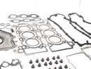 Full layout of all parts in the Jaguar engine gasket set with supercharger gasket for with AJ126 3.0L V6 supercharged