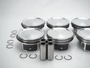 Set of 8 pistons with rings standard for Jaguar F-Type and XF engines