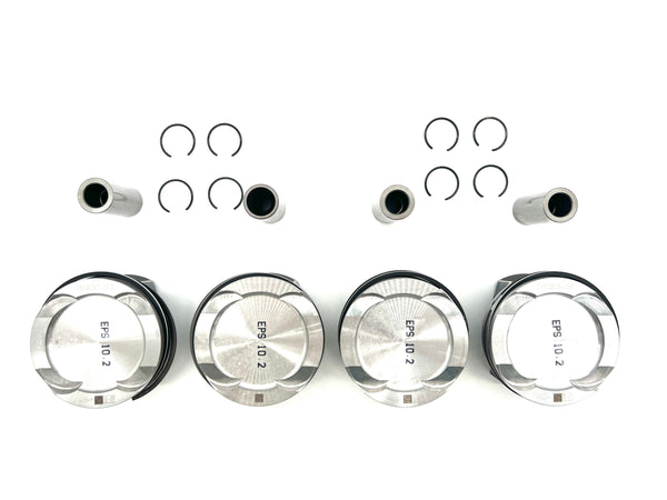 Set of 4 Engine Pistons w/Rings for 2015-2020 BMW & MINI Cooper 2.0L L4 Turbo (B46 B48, OEM number 11259468869