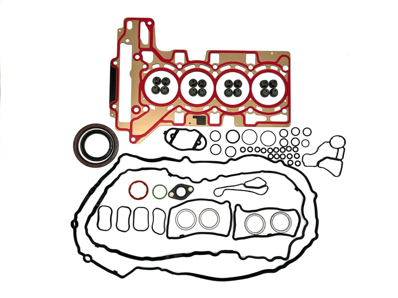 BMW Engine Gasket Rebuild Set - 2.0L N20 N26. Includes head gasket, intake/exhaust manifold gaskets, valve seals, oil seals