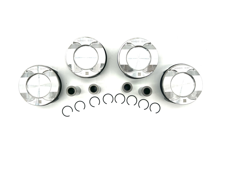 BMW 2.0L Turbo Pistons with Rings Set (4PCS) for N20/N26 Engines – Piston, Ring, Snap Ring (