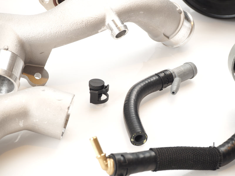 Thermostat Outlet Hose with Copper Fittings and Heater Outlet AJ813565 for 2013 Jaguar XJ XF AJ126 3.0L V6 – Cooling System Upgrade