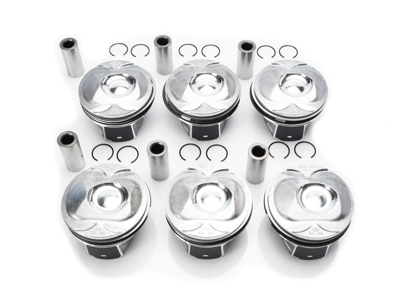 2014-2020 Land Rover AJ126 3.0L V6 Piston Assembly Set of 6 with Rings for Range Rover, Velar, Discovery