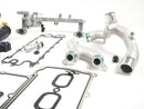 Range Rover 5.0L V8 AJ133 aluminum oil cooler & crossover pipes, oe quality for engine cooling system upgrade kit