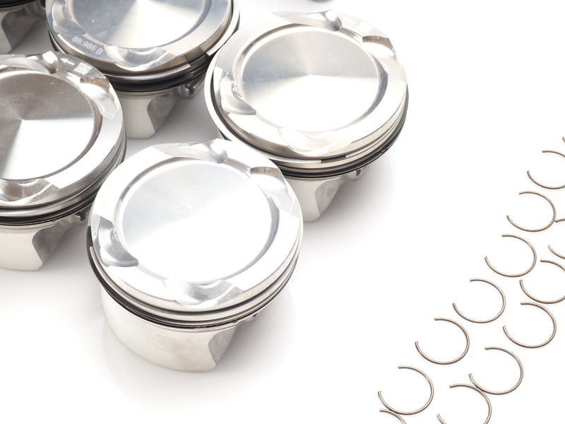 Set of 8 Pistons with Rings for 2012-2019 BMW N63 S63 4.4L V8 Twin Turbo, compatible with M5, M6, OEM