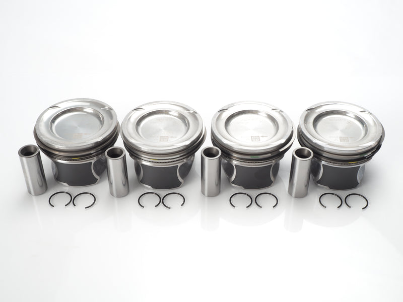 Set of 4 +0.50mm pistons with Rings for 2016-2021 Mercedes Benz 2.0L L4 Turbo M274. OEM