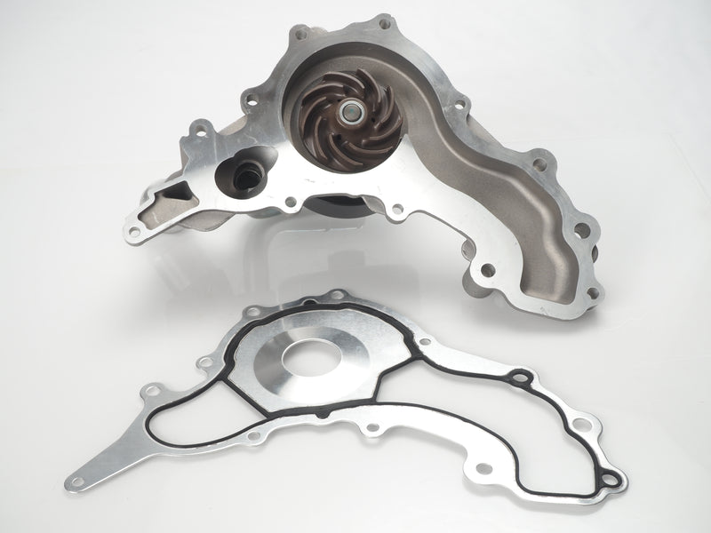 Low-cost water pump with gasket for 2013-2024 Maserati Ghibli, Levante, and Quattroporte, ideal for the F160 3.0L V6 Twin-Turbo engine- OEM