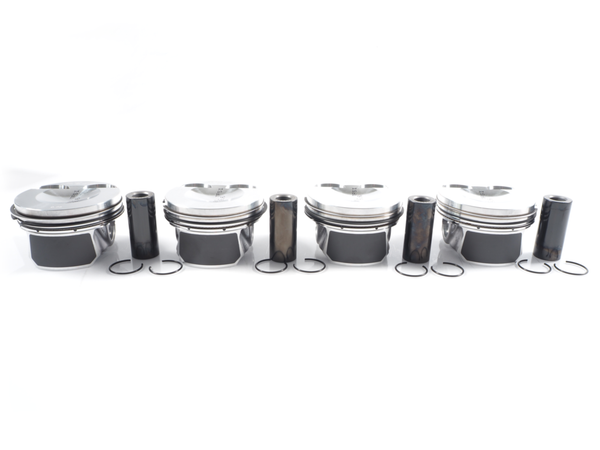 Audi 2011-2017 2.0L L4 Turbo Piston with Rings Set of 4 +0.50mm- OE# 06H107065DP. Fits A5, A4, Q5, allroad