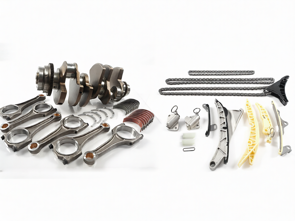 2018-2022 Audi Crankshaft + Bearings + Con Rods & Timing Chain Kit 3.0