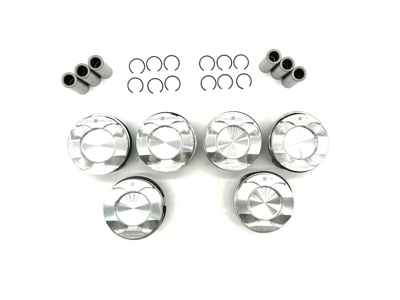 2010-2019 BMW Engine Piston with Rings Set of 6 for 3.0L L6 Turbo N55 - 11258619196