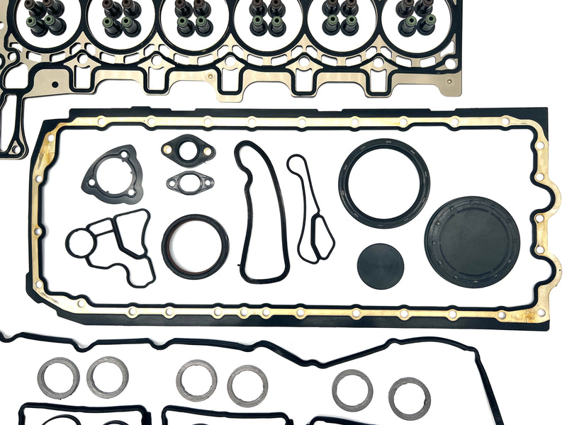 Complete BMW 3.0L L6 N55 Engine Gasket Overhaul Kit for 335i, X5, X6, M2 - Includes Valve Seals & Oil Pan Gasket