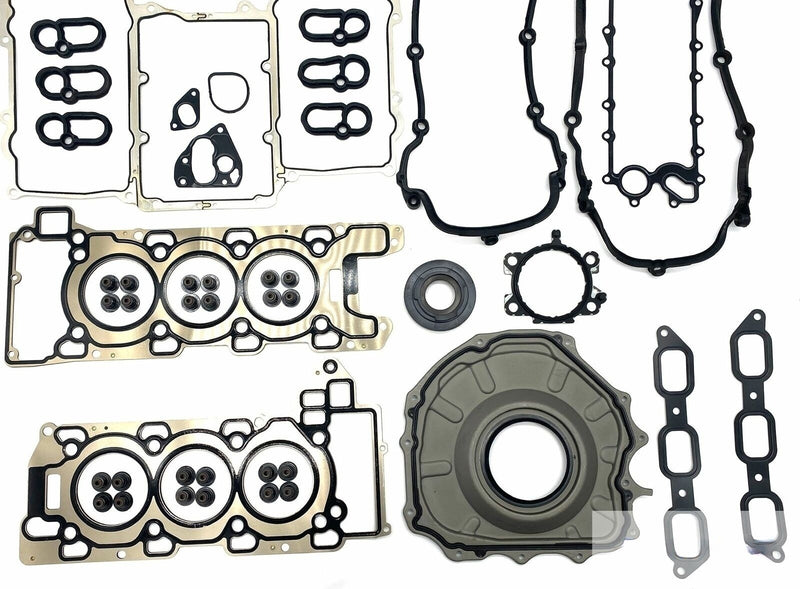 Complete engine gasket set for 2013-2020 Jaguar AJ126 3.0L V6 supercharged models including F-Type, F-Pace, XE, XF