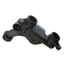 front coolant water crossover pipe on Jaguar AJ133 5.0L V8 Supercharged engine, fits 2019–2022 F-Pace and F-Type models