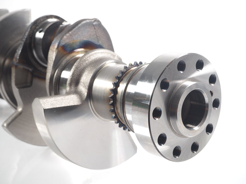 High-performance forged crankshaft for 3.0L V6 SC Jaguar engines