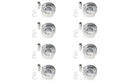 Complete set of 8 Mercedes Benz engine pistons +0.50mm for M278 4.7L V8 Turbo - OEM