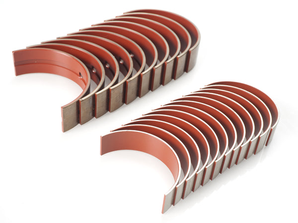 Polymer-coated main and connecting rod bearings for Jaguar AJ126 3.0L V6 