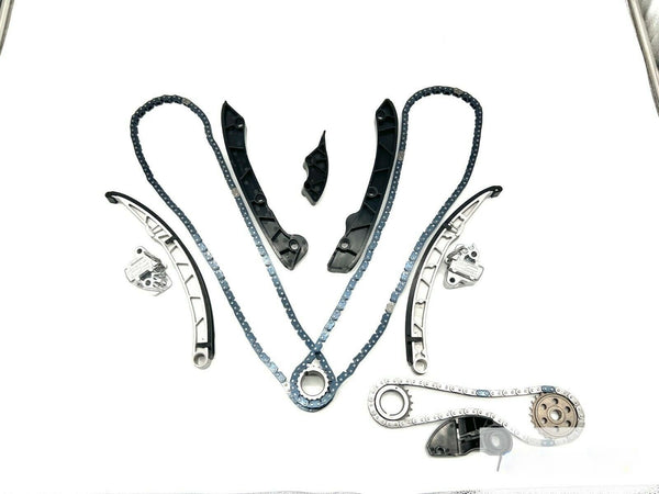 Jaguar AJ126 3.0L V6 timing chain kit with replacement components for F-Type, XF, F-Pace, XJ, and XE models