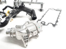 Jaguar AJ133 5.0L V8 cooling upgrade system kit with throttle body gasket, aluminum thermostat & crossover plug