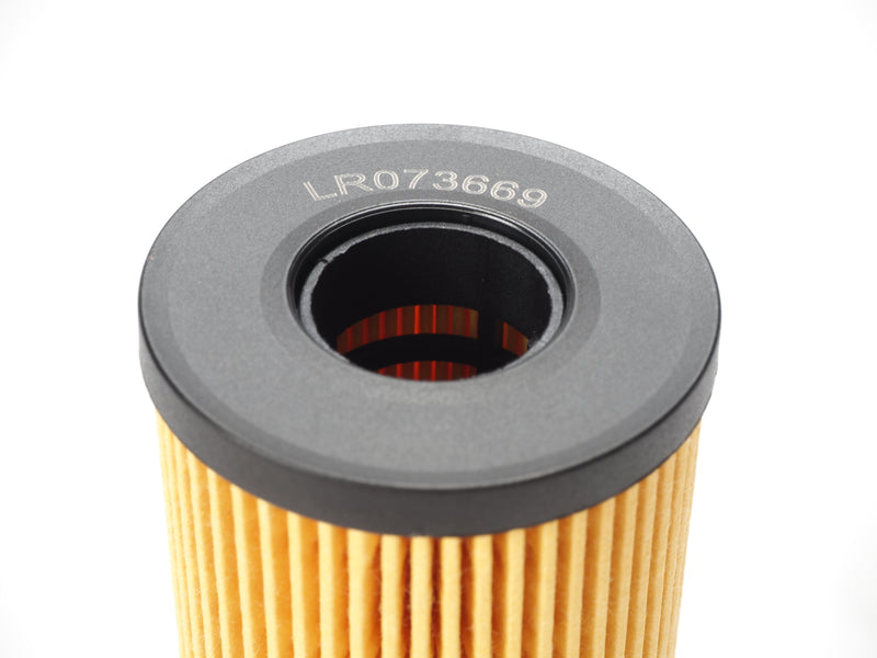 High-quality oil filter for Jaguar AJ200 2.0L I4 turbocharged engine, ideal for F-Type, XE, XF