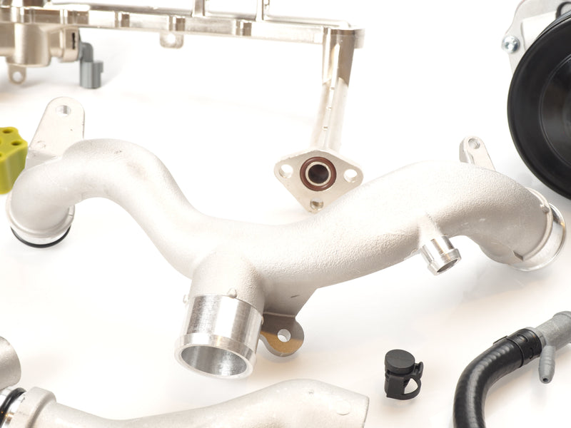 Jaguar Aluminum Cooling Pipes & Heater Pipe for 2013-2021 AJ126 3.0L V6  F-Type, F-Pace, XF, XE Cooling System Upgrade