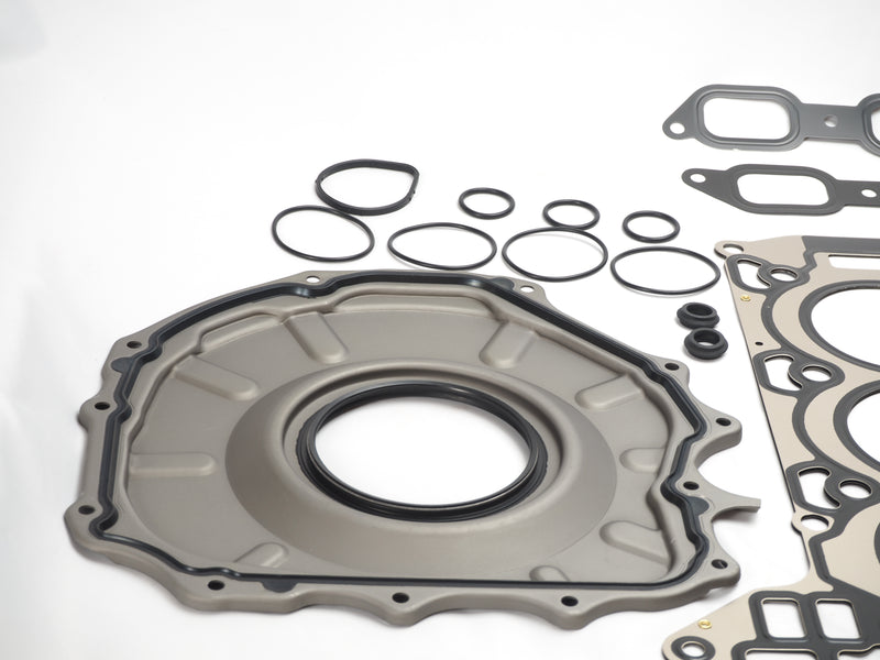 Premium engine gasket set for Jaguar F-Pace, F-Type, XF, and XE, includes all necessary seals and gaskets