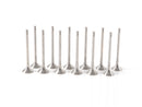 Jaguar exhaust valve set of 12 for 2004-2020 2.7L 3.0L diesel V6 engines - XF, F-Pace, XJ