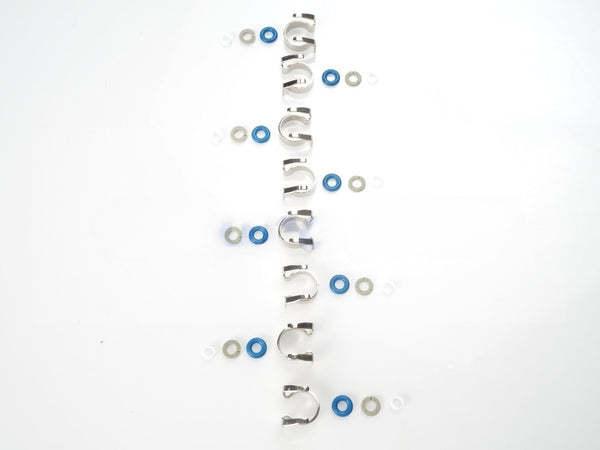 Jaguar fuel injector seal kit 8 pieces C2D24387 for 2010-2024 F-Pace, F-Type, XF, XE, XJ