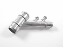 Upgraded aluminum upper radiator hose connection for AJ126 3.0L V6 & AJ133 5.0L Land Rover LR034637 LR050854