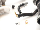 Land Rover 3.0L V6 AJ126 engine Thermostat Outlet Hose with Brass Fittings and Brass Bleeder Screw for 2014 LR4, Range Rover Sport
