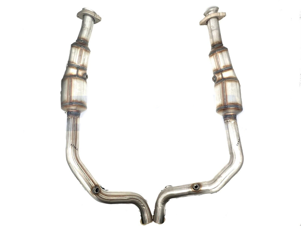 Land Rover 5.0L V8 Left & Right Catalytic Converter Pipe LR052356 LR052355 replacement for Range Rover Sport