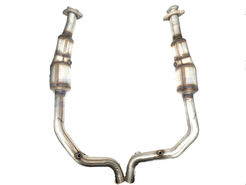 Land Rover 5.0L V8 Left & Right Catalytic Converter Pipe LR052356 LR052355 replacement for Range Rover Sport
