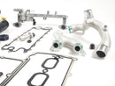 AJ133 5.0L V8 aluminum crossover pipes, heater pipe & oil cooler for Land Rover cooling system upgrade kit