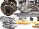 Land Rover AJ20P6 3.0L L6 Turbo Engine long block rebuild kit including crankshaft, rods, timing chain kit & bearings