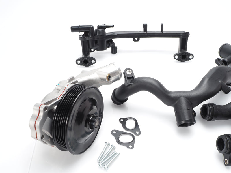 Land Rover Cooling System replace Kit - Crossover Pipe LR092992, Water Pump LR097165, Heater Pipe LR122709