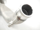 Land Rover engine coolant crossover pipe close-up, aftermarket aluminum replacement for 3.0L V6 & 5.0L V8 Supercharged