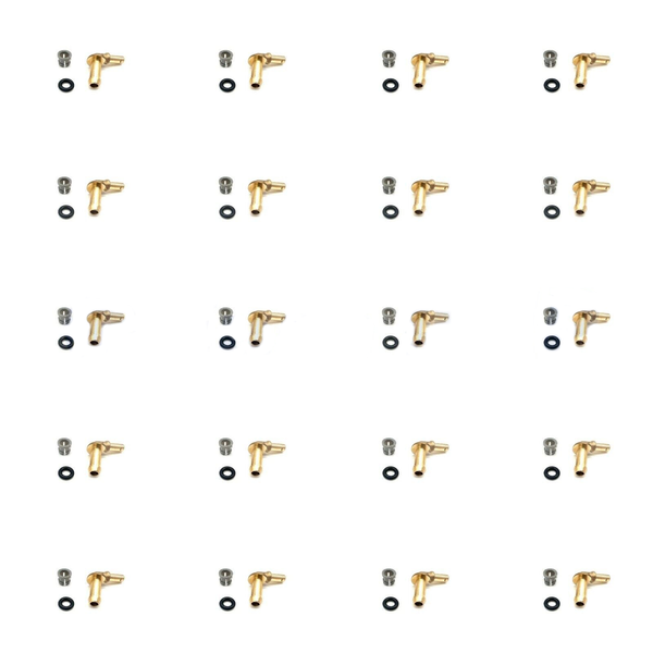 Land Rover Thermostat Water Outlet Connector Kit 20PCS  for AJ126 AJ133 V6 V8 engines LR048474 LR049990 