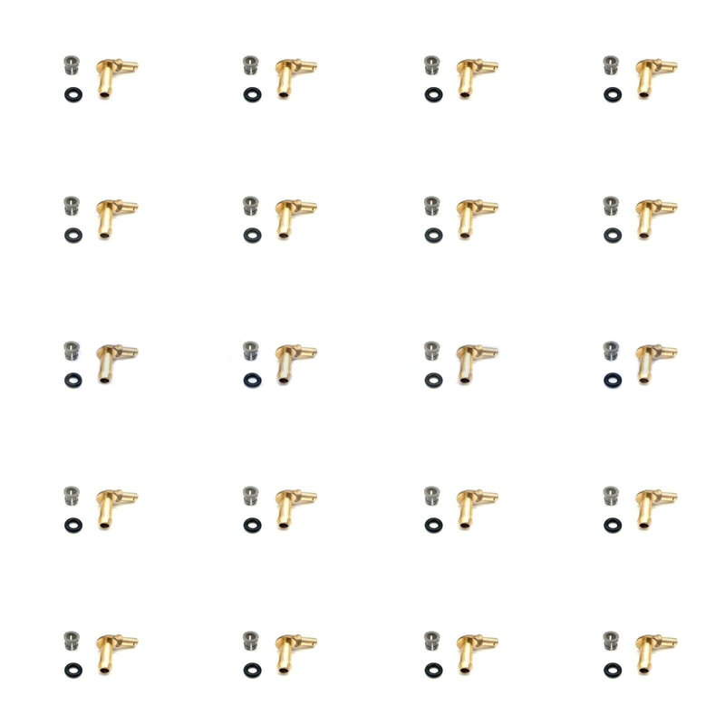 Land Rover Thermostat Water Outlet Connector Kit 20PCS  for AJ126 AJ133 V6 V8 engines LR048474 LR049990 