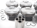 Mercedes 4.0L V8 piston set 8pcs M176 M177 with rings OE replacement for C63 AMG GT GLS580 S580