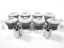 Mercedes M176 M177 4.0L V8 Biturbo piston with rings set 8pcs STD OE 1760300100 for AMG GT C63 GLE580