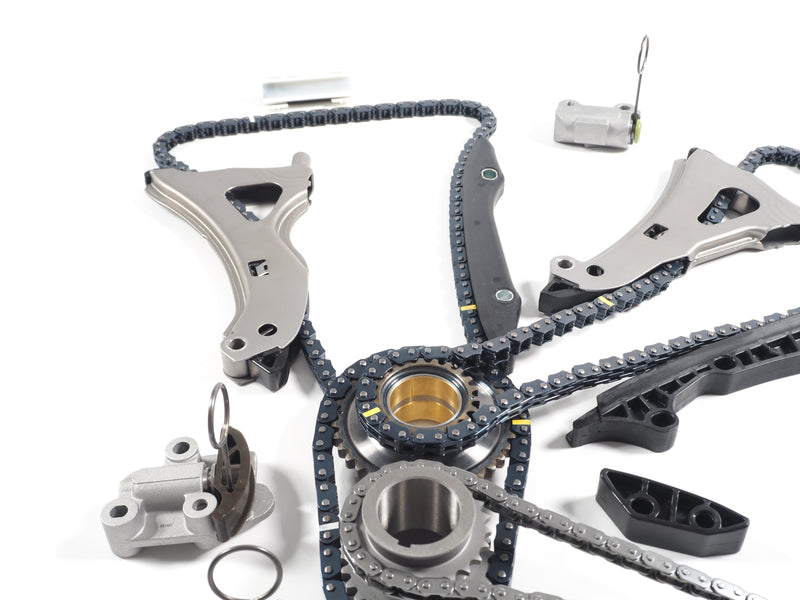 Mercedes Benz Timing Chain Kit M278 M157 4.6L, 4.7L, 5.5L V8 with Sprockets A2780500305, Guides A2760522116, Tensioners A2760502600