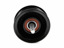 Aftermarket OE Jaguar C2C22802 drive belt idler. Back view for 2.0L L4 turbo 2014 2015 2016 XF models.