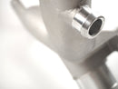 aluminum Land Rover crossover pipe upgrade replaces OE LR090630 plastic coolant pipe on 3.0L V6 & 5.0L V8 supercharged 